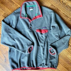 Men’s Gray Patagonia snap Pullover